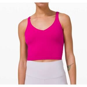 Lululemon Align Cropped Tank Top Ripened Raspberry Pink 12